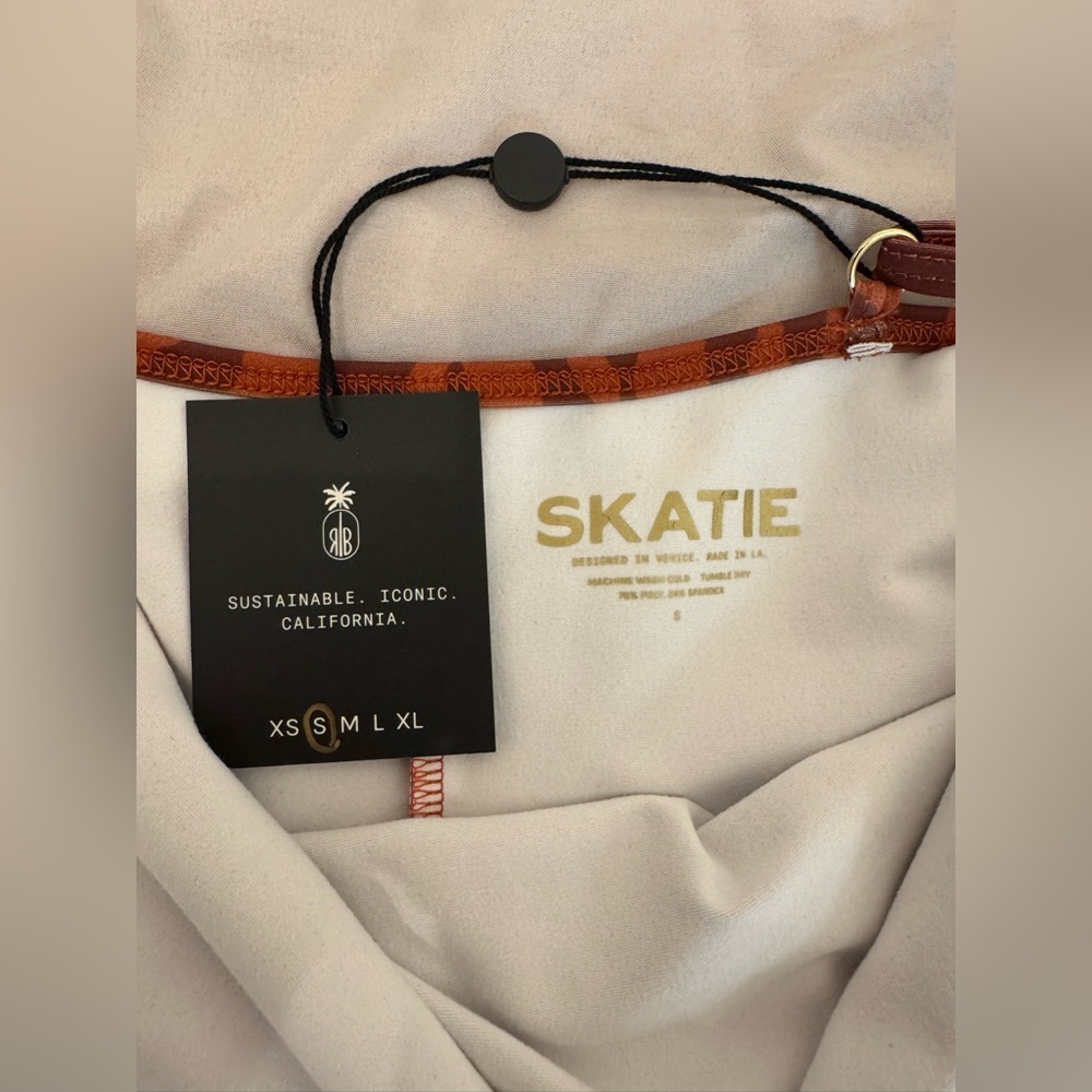 Skatie Sydne Bodysuit in Beachwood - Sz S - Picture 3 of 5